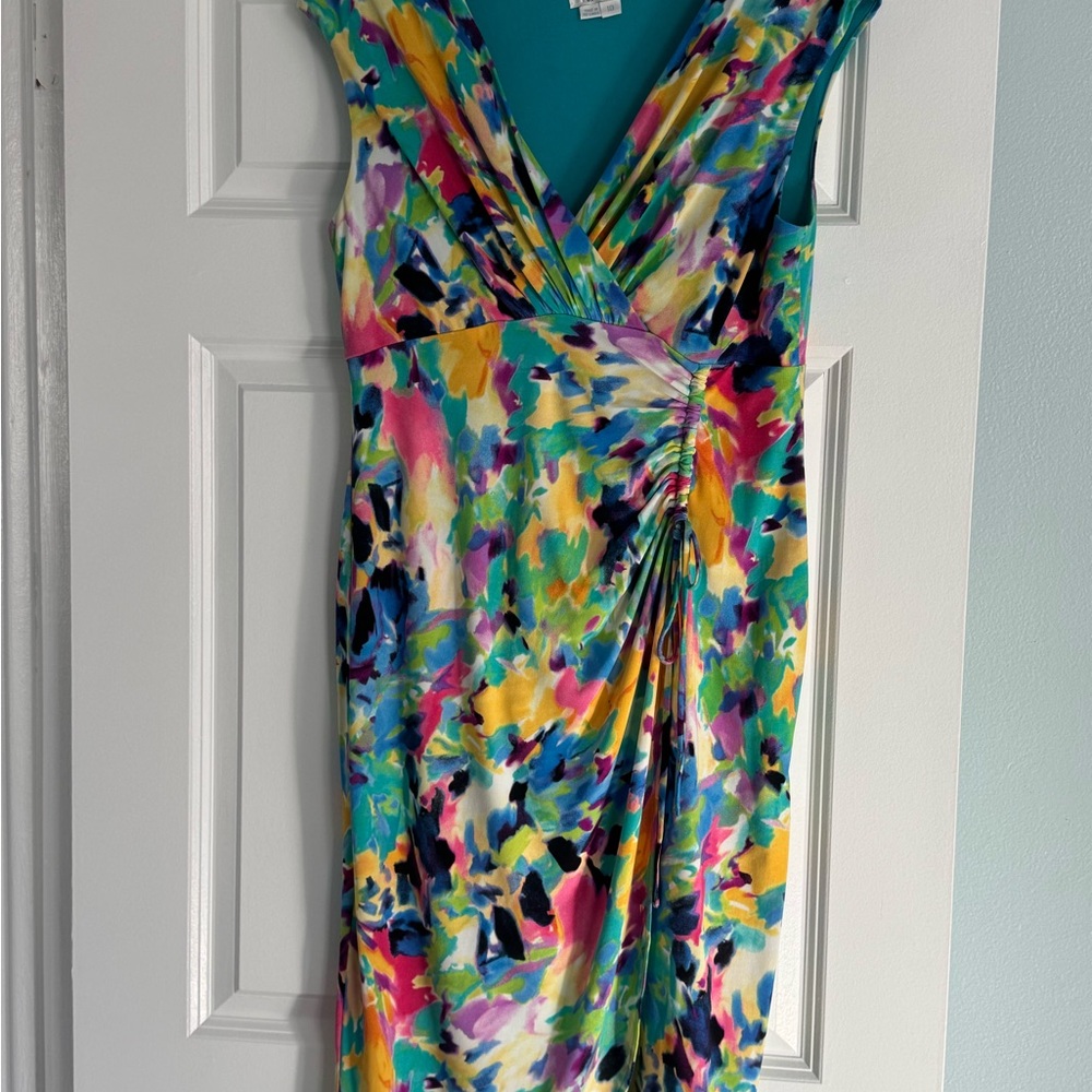 Colorful Abstract Women's Dress